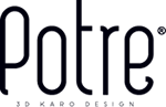 Potre 3D Karo Design Logo